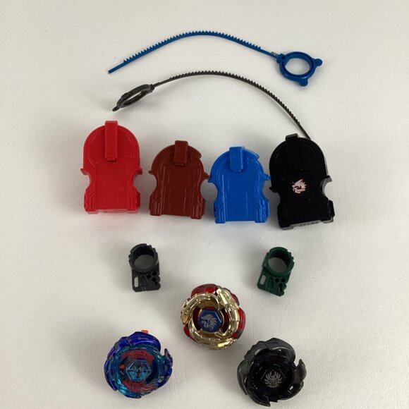 Beyblade Burst Spinning Top Custom Figures Toy Lot Launchers Ripcord Hasbro Game - Picture 2 of 6